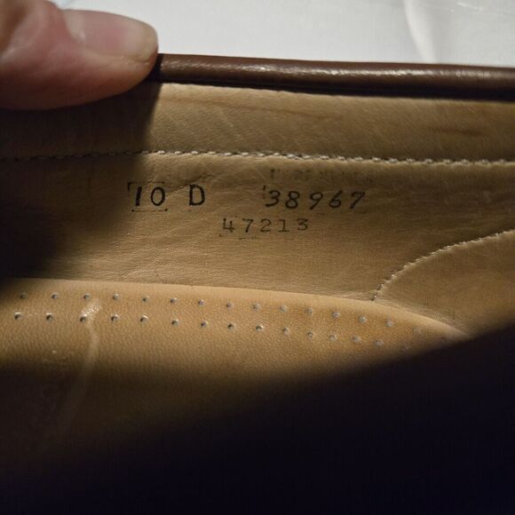 Allen Edmonds Woodstock Mens Size 10 D Brown Leather Kiltie Dress Loafers Shoes main image 6